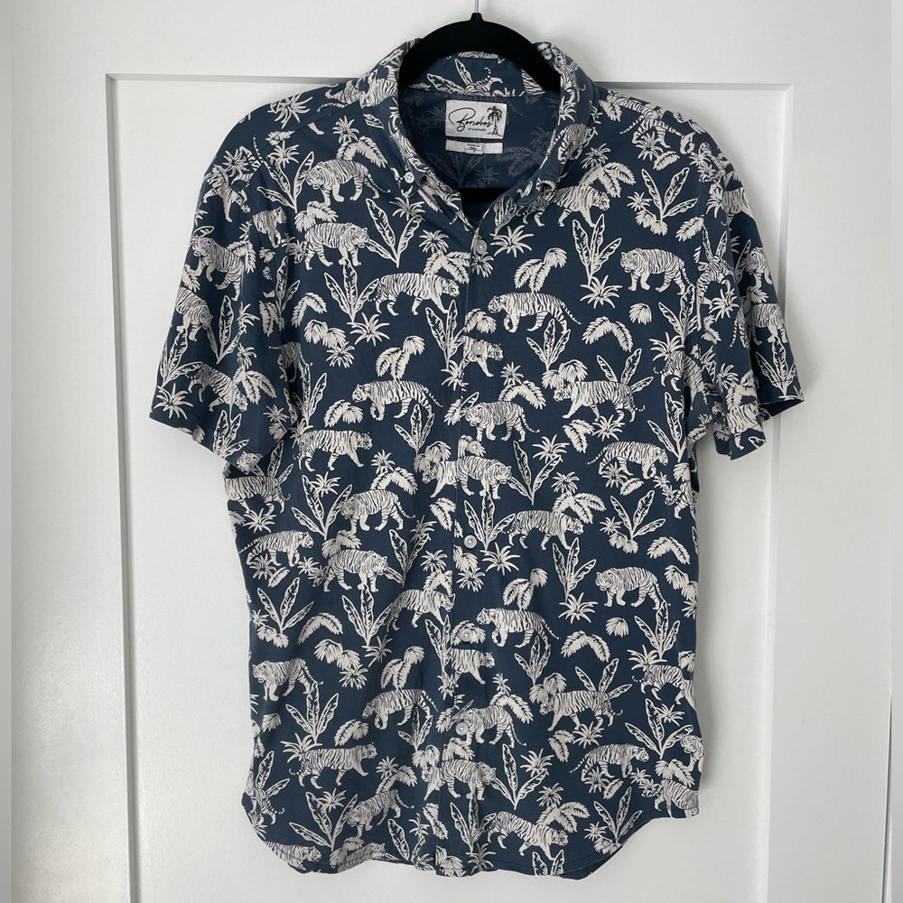 Bonobos men’s short sleeve button down, size S